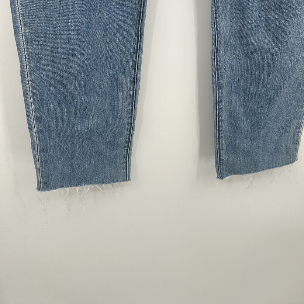 J Brand Straight Leg Button Fly Raw Hem Ankle Jeans Size 27 - Picture 3 of 8